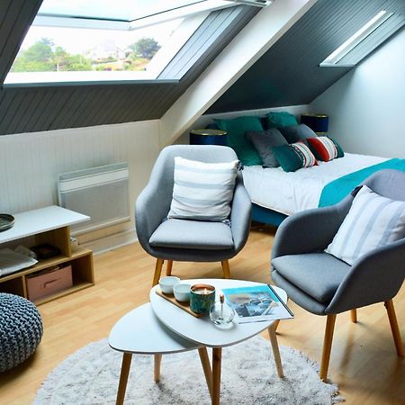Agreable Cocon Sous Les Toits - Parking - Wifi Apartment Pleneuf-Val-Andre Luaran gambar