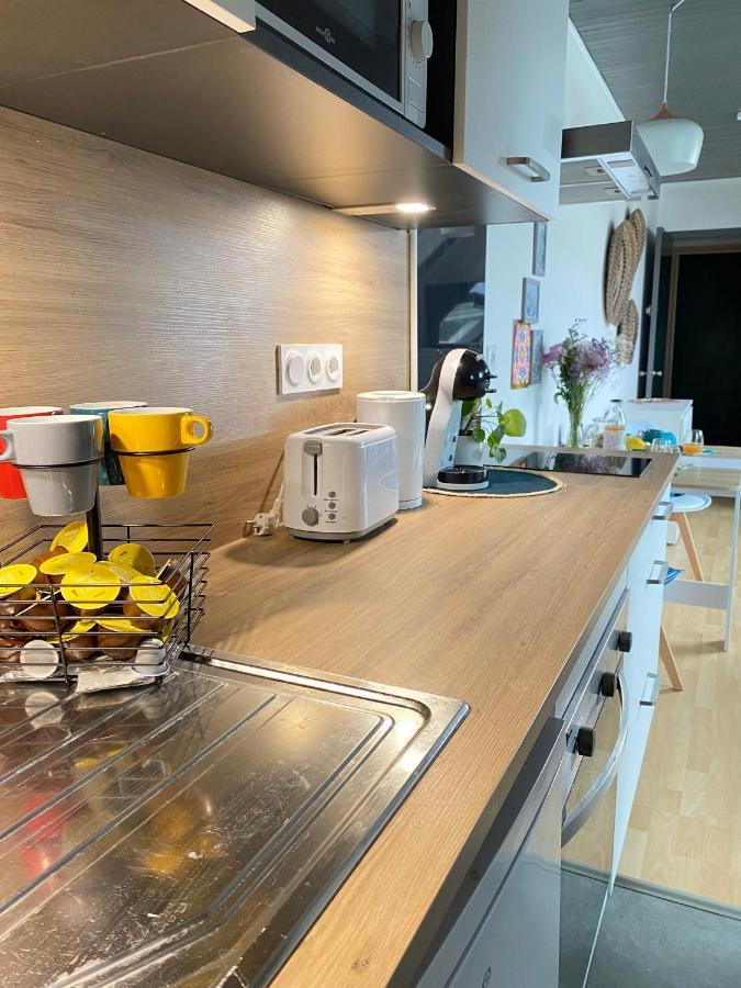 Agreable Cocon Sous Les Toits - Parking - Wifi Apartment Pleneuf-Val-Andre Luaran gambar